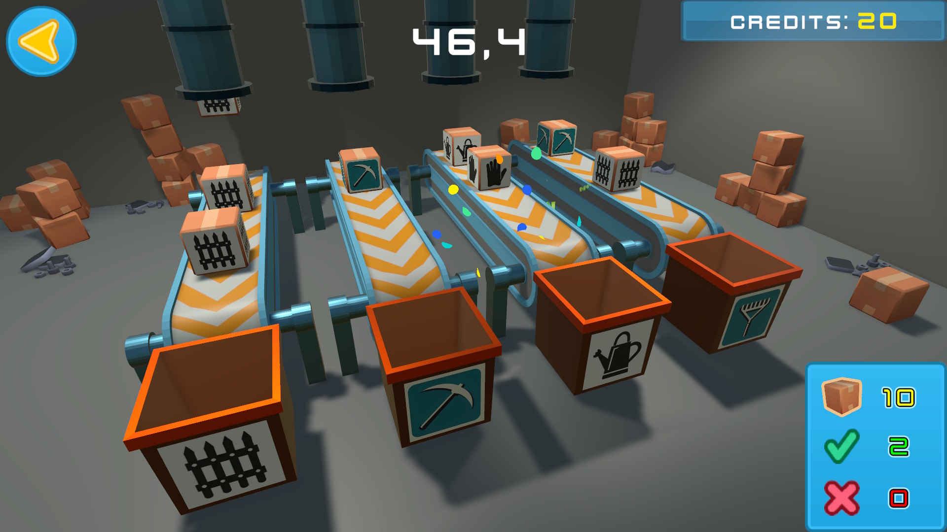 Conveyor minigame