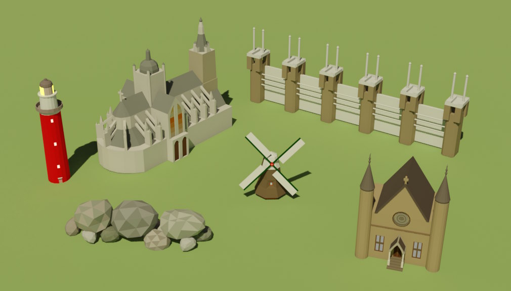 Unlockable landmarks